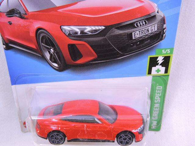 Hot wheels AUDI RS E-Tron GT ( Red ) Long Card