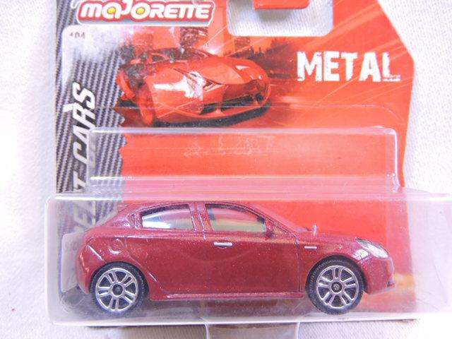 Majorette Alfa Romeo Giulietta  ( Red with Chrome door handles )  Like Hot Wheels
