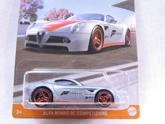 Hot wheels ALFA ROMEO 8C Competizione  ( Silver ) FORZA