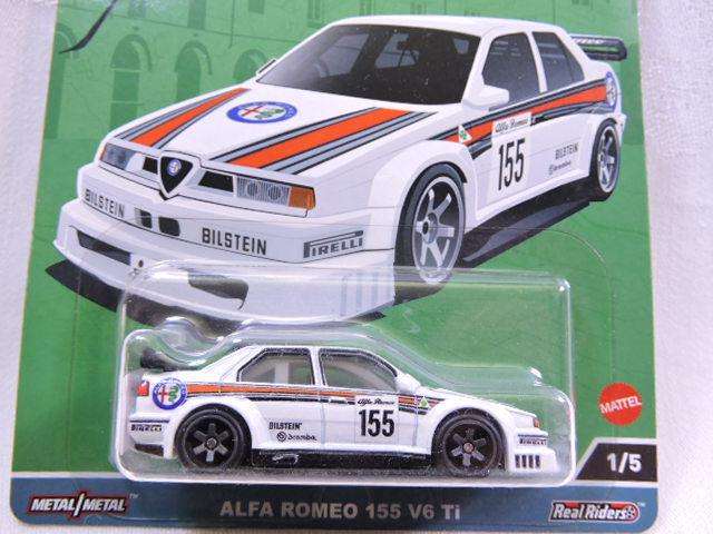 Hot wheels ALFA ROMEO 155 V6 Ti ( White #155 ) Spettacolare Car Culture Full Metal