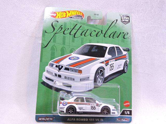Hot wheels ALFA ROMEO 155 V6 Ti ( White #155 ) Spettacolare Car Culture Full Metal