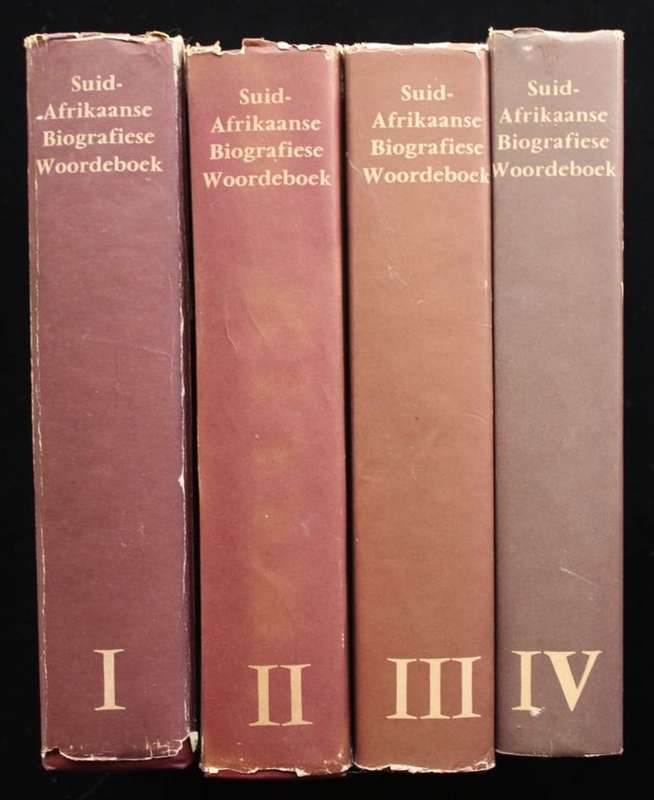 SUID-AFRIKAANSE BIOGRAFIESE WOORDEBOEK - DEEL 1, 2, 3, en 4
