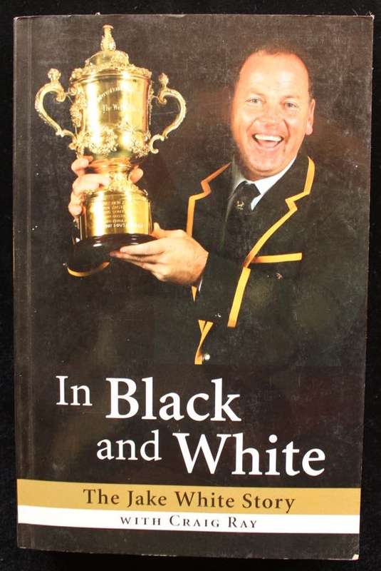 IN BLACK AND WHITE - THE JAKE WHITE STORY - INSCRIBED TO REG SWEET