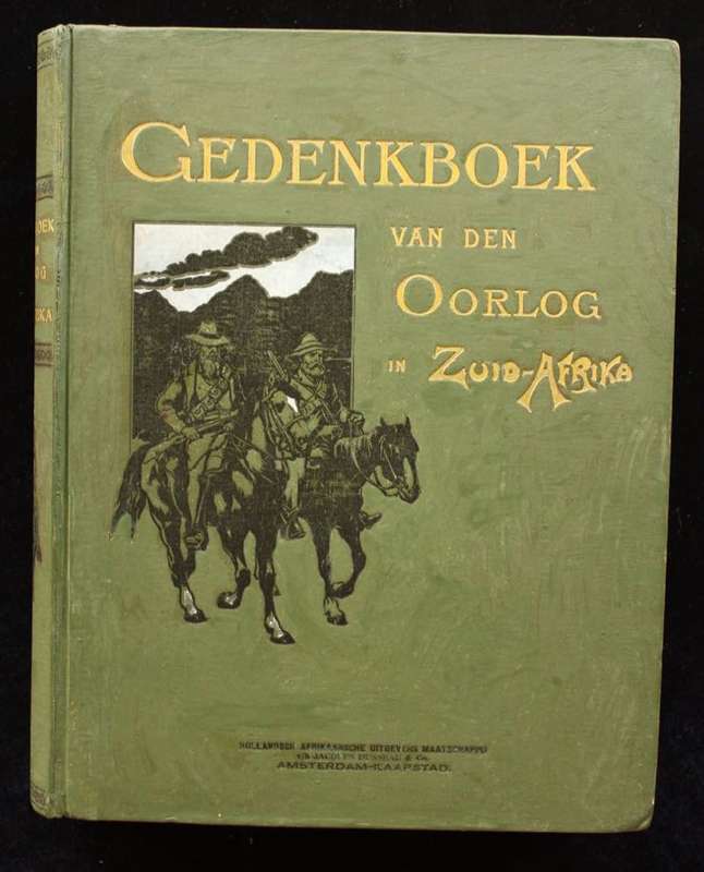 GEDENKBOEK VAN DEN OORLOG IN ZUID-AFRIKA (1904) - GROOT FORMAAT