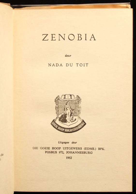 ZENOBIA - NADA DU TOIT (1952)