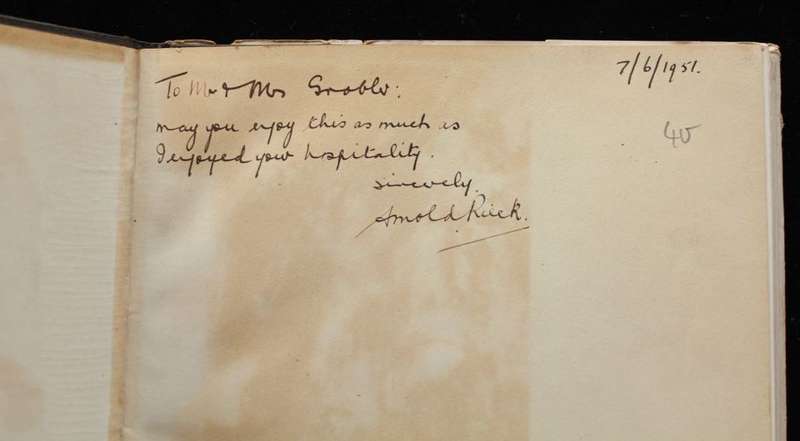 JAN CHRISTIAAN SMUTS - HIS CHARACTER AND LIFE - ARNOLD RIECK - INSCRIBED