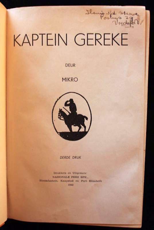 KAPTEIN GEREKE - MIKRO (1940)