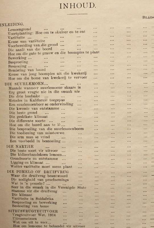 DIE SITRUSBOERDERIJ IN SUIDAFRIKA (1919) - R.A. DAVIS (SOETLEMOENE, SUURLEMOENE, NARTJIES, ENS.)