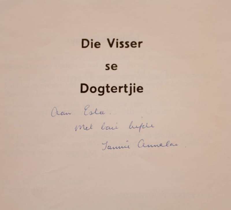 DIE VISSER SE DOGTERTJIE - JEAN BLATHWAYT (1975) - GETEKEN DEUR DIE VERTALER ANNALOU MARAIS