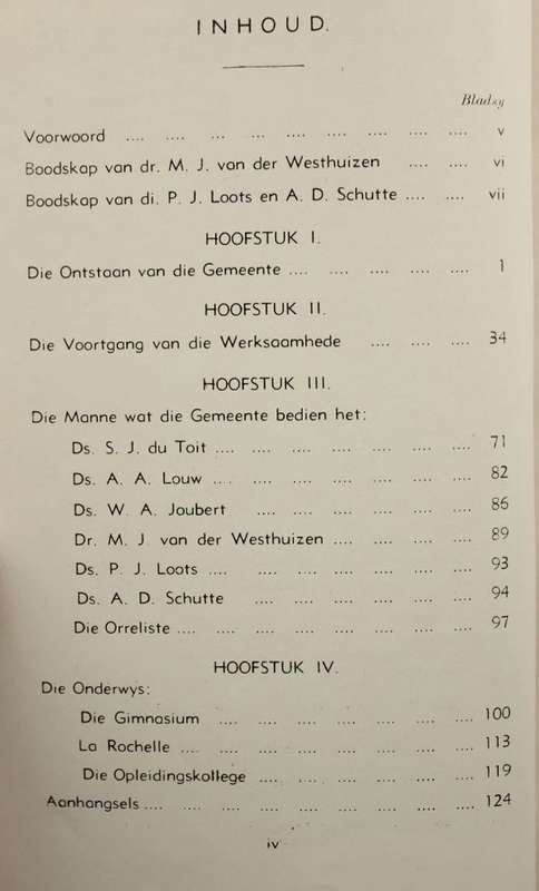 'N DRIEKWART-EEU VAN GODS LIEFDE: GEDENKBOEK VAN DIE NED. GEREF. GEMEENTE NOORDER-PAARL