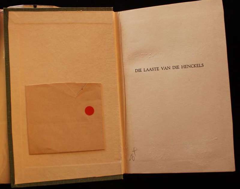 DIE LAASTE VAN DIE HENCKELS - R. HENDRIKS (1950)