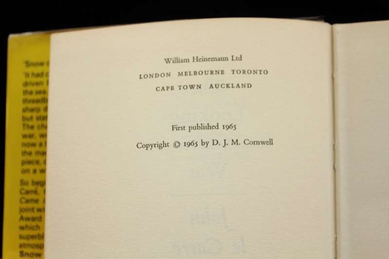 THE LOOKING-GLASS WAR BY JOHN LE CARRÉ - 1ST. ED 1965