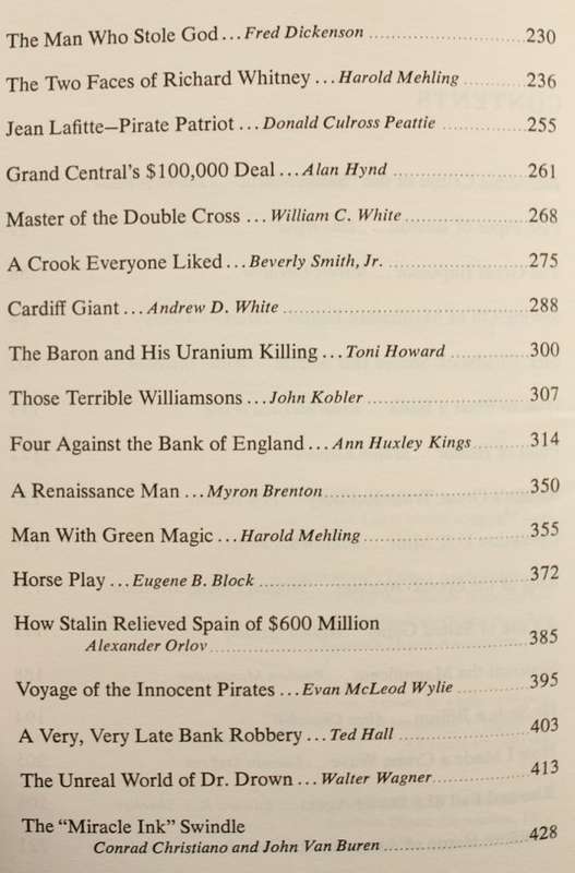 SCOUNDRELS & SCALAWAGS - 51 STORIES OF THE MOST FASCINATING CHARACTERS OF HOAX AND FRAUD