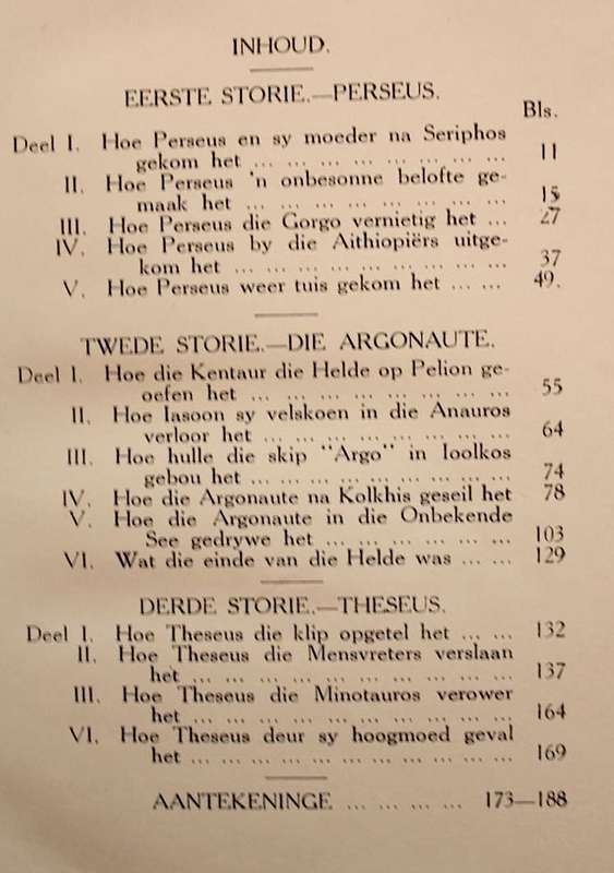 UIT DIE LAND VAN HOMEROS - BEWERK DEUR F.J. EYBERS (1927)