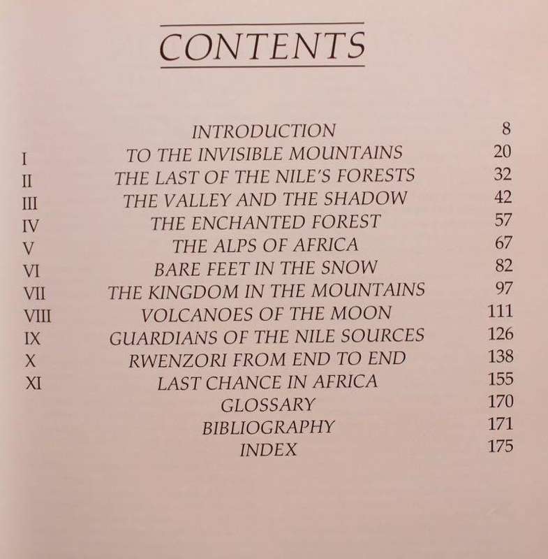 AFRICA'S MOUNTAINS OF THE MOON - JOURNEYS TO THE SNOWY SOURCES OF THE NILE - GUY YEOMAN