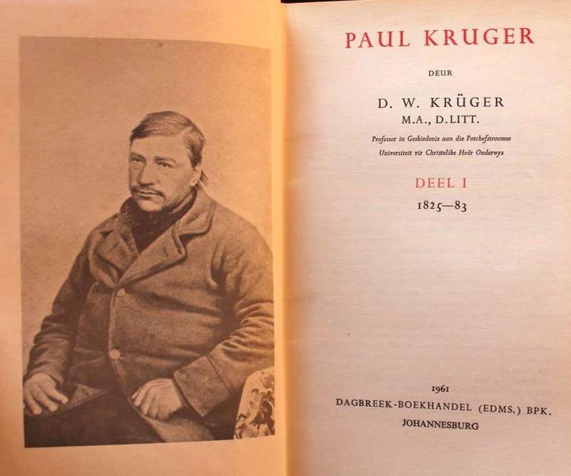 PAUL KRUGER -- D.W. KRUGER (DEEL I & II)