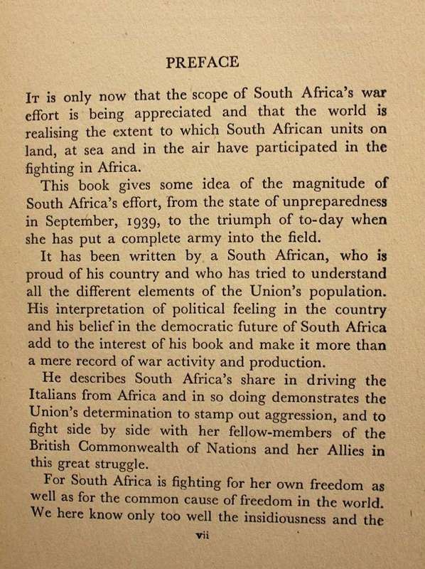 SOUTH AFRICA FIGHTS - J.S.M. SIMPSON (1941) - preface by Deneys Reitz