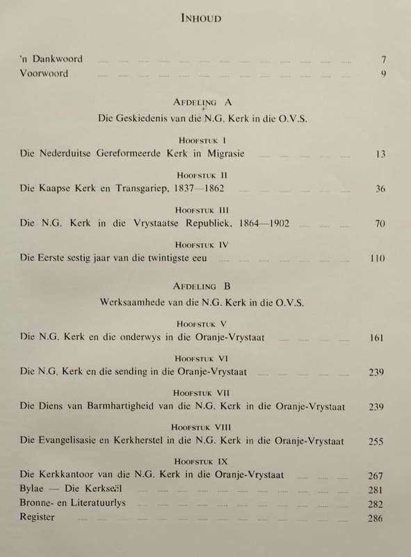 DIE NEDERDUITSE GEREFORMEERDE KERK IN DIE ORANJE-VRYSTAAT - J.J. OBERHOLSTER & M.C.E. VAN SCHOOR