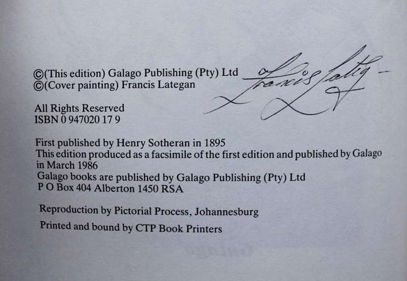 A BREATH FROM THE VELDT - J.G. MILLAIS - FACSIMILE REPRINT OF 1895 EDITION SIGNED BY EDITOR & ARTIST