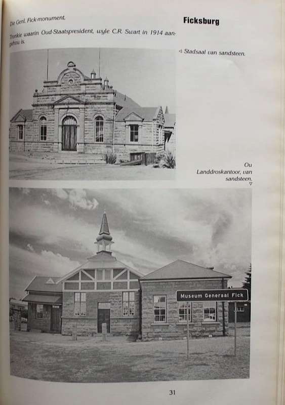 MONUMENTE EN GEDENKTEKENS VAN DIE ORANJE-VRYSTAAT - P.J. NIENABER - BEPERKTE OPLAAG