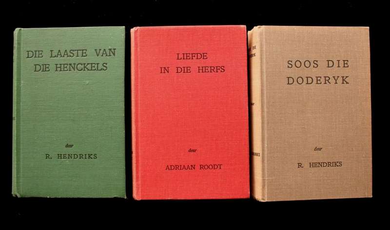 R. HENDRIKS & ADRIAAN ROODT X 3 BOEKE