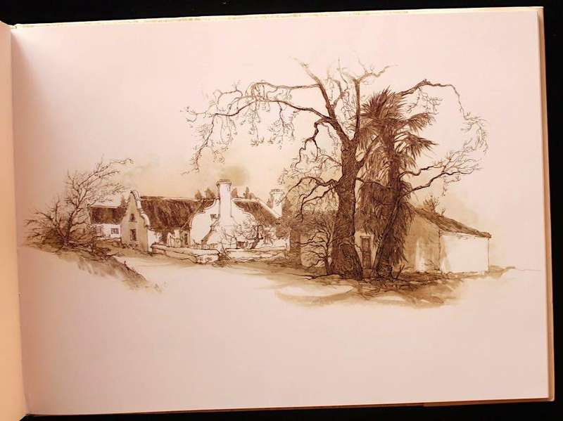 EIKESTAD - A COLLECTION OF PEN AND WASH DRAWINGS OF STELLENBOSCH BY CORA COETZEE