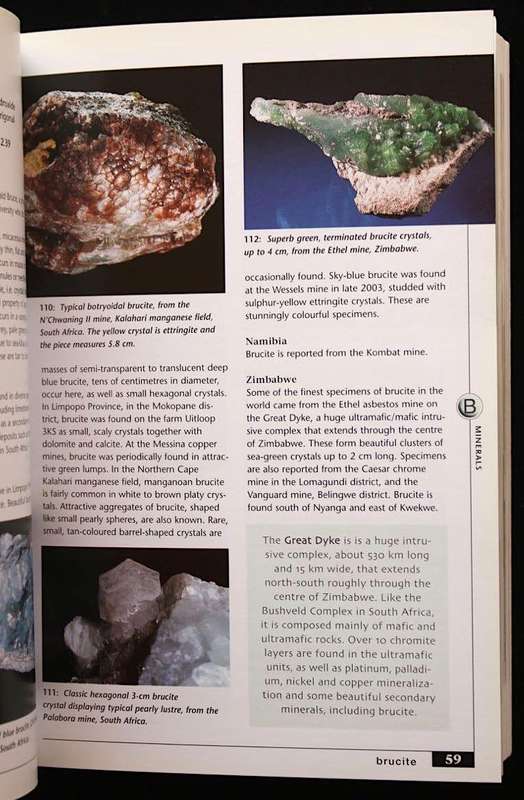 FIELD GUIDE TO ROCKS & MINERALS OF SOUTHERN AFRICA - BRUCE CAIRNCROSS (2004)