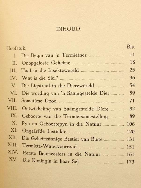 DIE SIEL VAN DIE MIER - EUGENE MARAIS - TWEEDE DRUK 1938