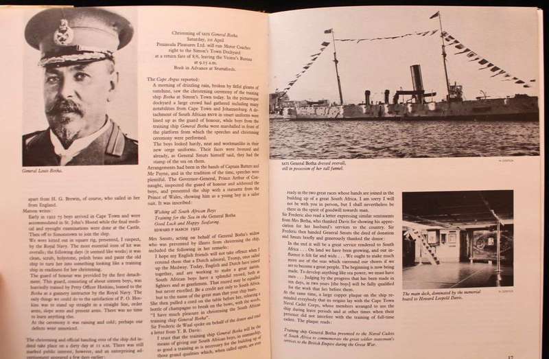 A HISTORY OF THE TRAINING SHIP GENERAL BOTHA - WILHELM GRUTTER (1973)