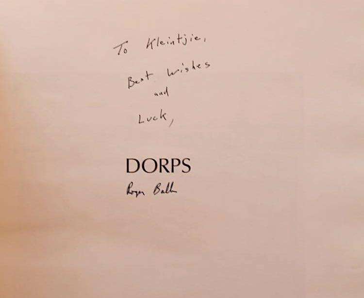 DORPS BY ROGER BALLEN (1986) - INSCRIBED & SIGNED