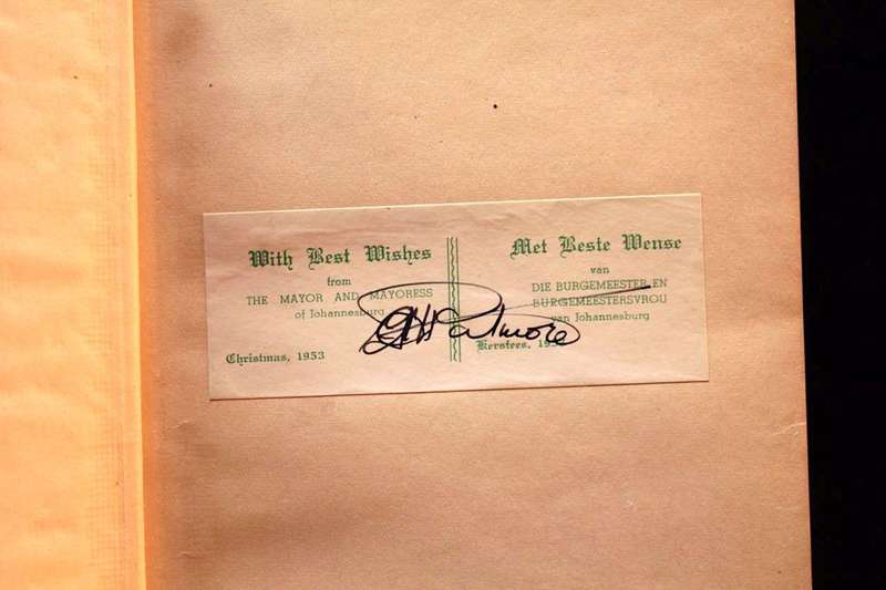 SULTAN OF THE SANCTUARIES - W.S. CHADWICK - SIGNED BY 1953 JOHANNESBURG MAYOR CJH PATMORE