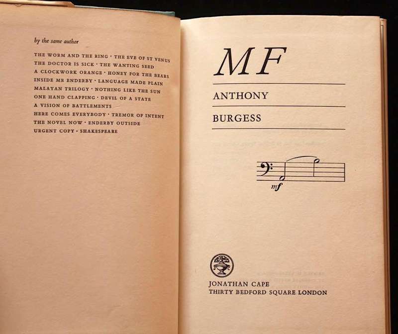 MF - ANTHONY BURGESS (1971) - 1ST ED.