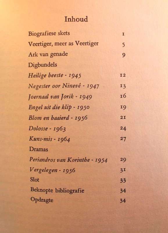 MONOGRAFIEE UIT DIE AFRIKAANSE LETTERKUNDE NOMMER 9 - D.J. OPPERMAN DEUR A.P. GROVE