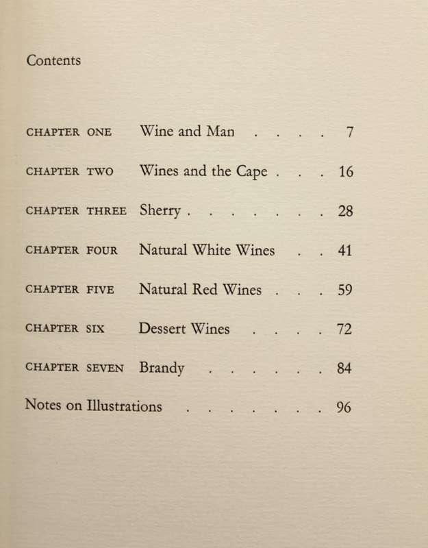 WINES OF SOUTH AFRICA - A. GORDON BAGNALL (1961)