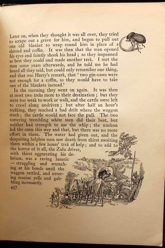 JOCK OF THE BUSHVELD by Percy Fitzpatrick 3rd. impression (1907) WITH ALL THE INCORRECT DUNG BEETLES