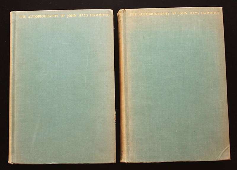 THE AUTOBIOGRAPHY OF JOHN HAYS HAMMOND (1935) - 1ST ED.