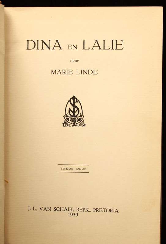DINA EN LALIE - MARIE LINDE (1930)