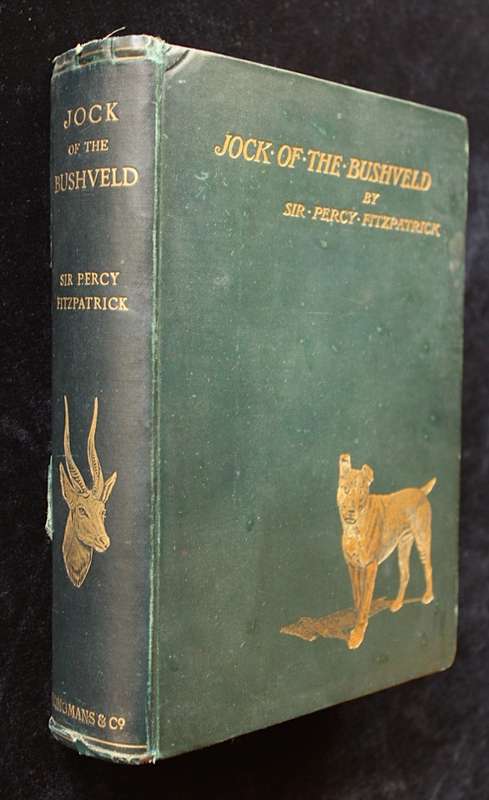 JOCK OF THE BUSHVELD by Percy Fitzpatrick 3rd. impression (1907) WITH ALL THE INCORRECT DUNG BEETLES