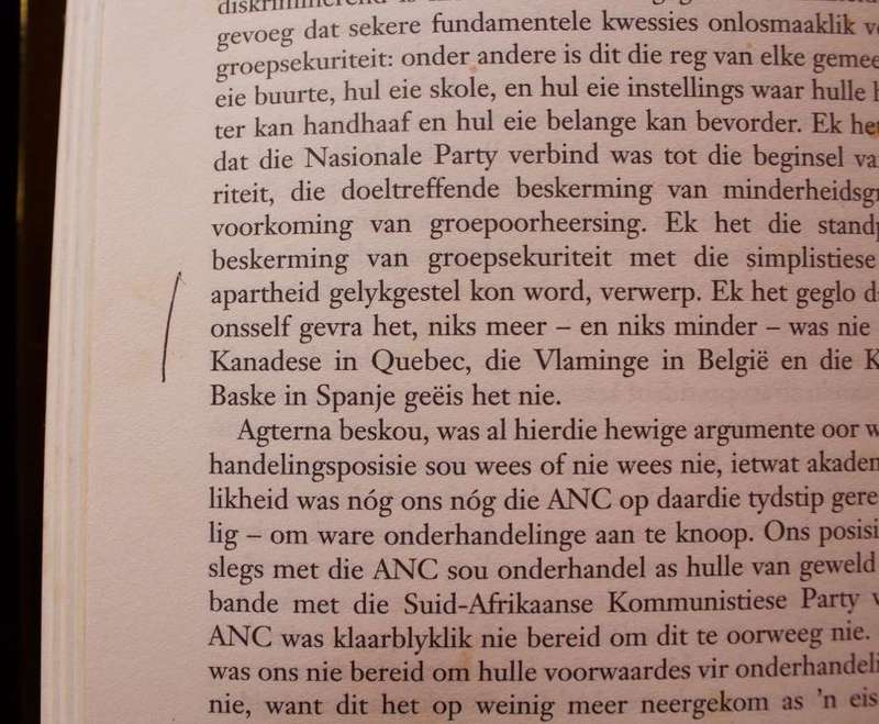DIE LAASTE TREK - 'N NUWE BEGIN deur F.W. de Klerk - GETEKEN