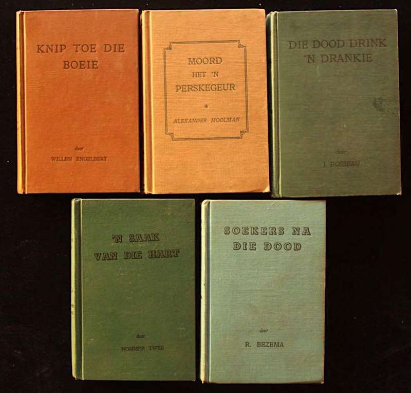 5 x OU AFRIKAANSE ROMANS