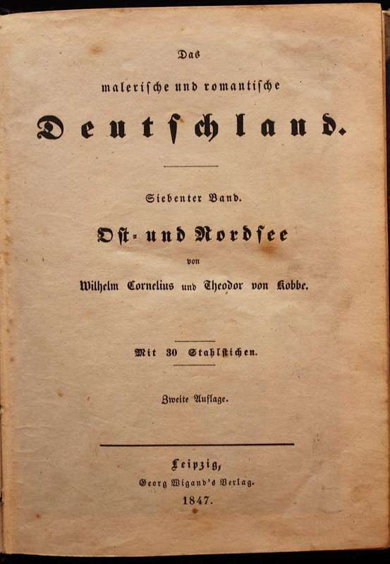 PICTURESQUE AND ROMANTIC GERMANY (1847) - CONTAINS 30 STEEL PLATE ENGRAVINGS
