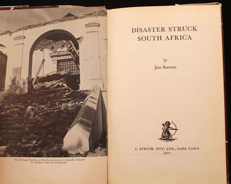 DISASTER STRUCK SOUTH AFRICA - JOSE BURMAN (1971)