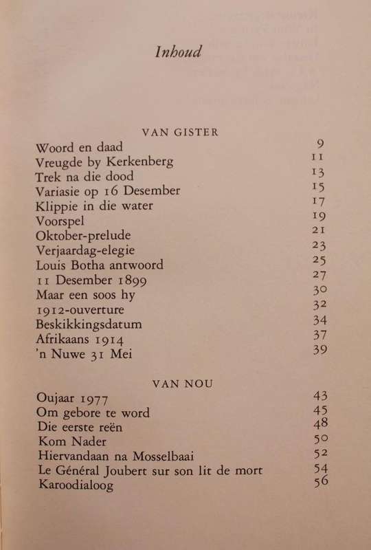 WOORD IN DIE MORE - DOLF VAN NIEKERK - GETEKEN