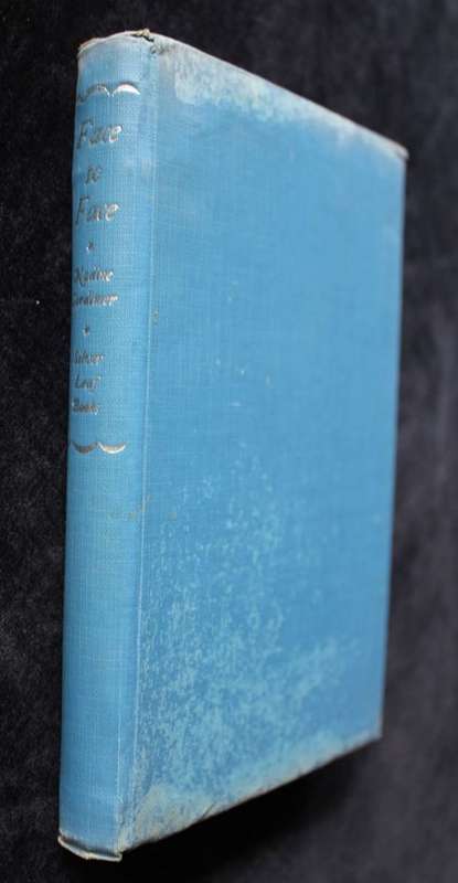 FACE TO FACE - NADINE GORDIMER (1949) Nobel Prize Winner's FIRST book
