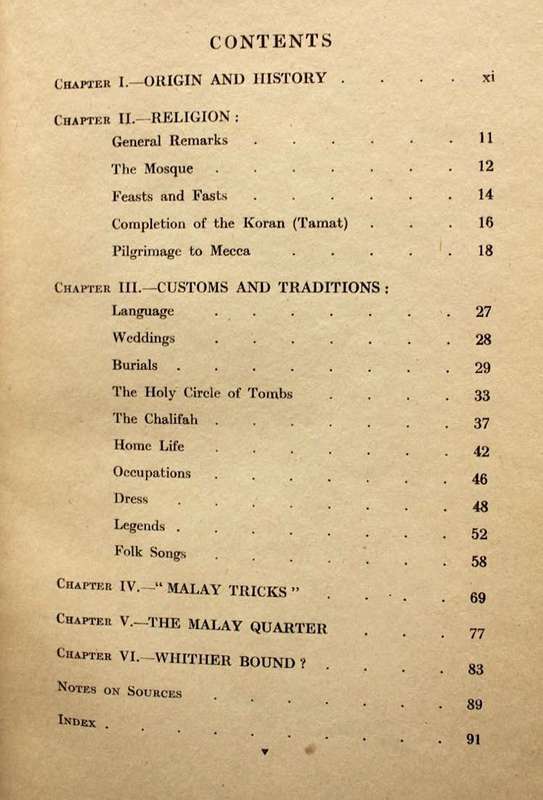 THE CAPE MALAYS - I.D. DU PLESSIS (1944)