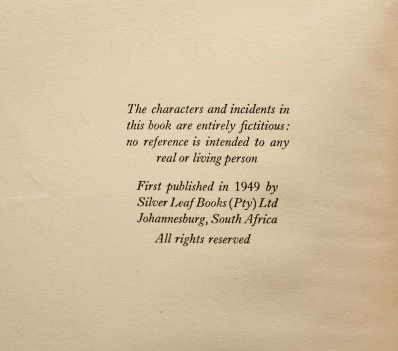 FACE TO FACE - NADINE GORDIMER (1949) Nobel Prize Winner's FIRST book