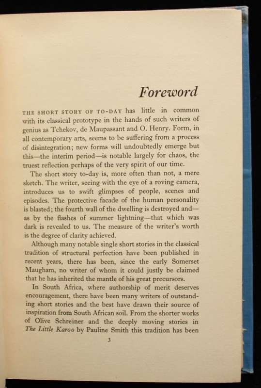 FACE TO FACE - NADINE GORDIMER (1949) Nobel Prize Winner's FIRST book
