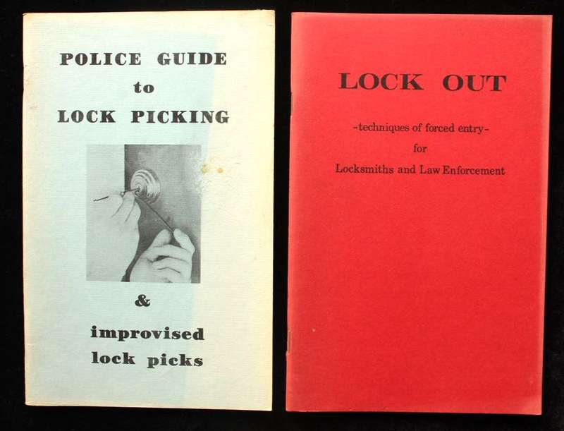 2 X SCARCE BOOKS ON LOCK PICKING