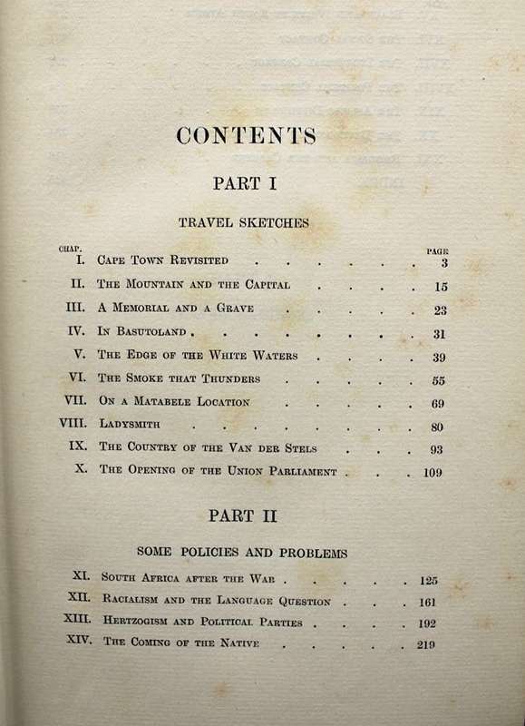 THE SOUTH AFRICAN SCENE - V.R. MARKHAM (1913)