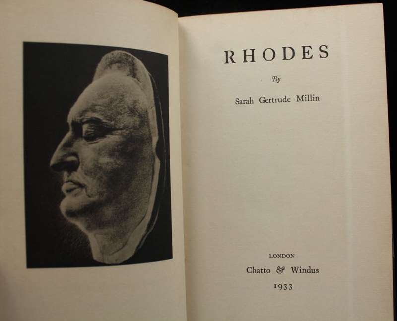 RHODES by SARAH GERTRUDE MILLIN (1933)